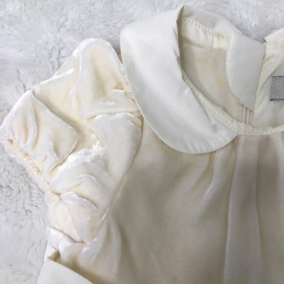 Armani Baby Formal Cream Dress Size 6 M - Picture 6 of 16